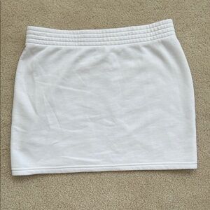 The Constant by Aritzia White Mini Skirt